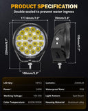 RAY-L Series 7/9 Inch Dual DRL Offroad LED Driving Lights