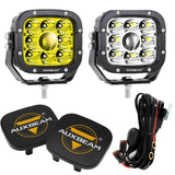 5 Inch 110W White/Amber Spot Light LED Driving Lights for Dodge Ram 1500/2500/3500
