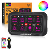 AR Series 6/8 Gang LED Switch Panel,Off Road Light Controller