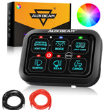 RGB Series 6 Gang (RA60) Switch Panel, Toggle/ Momentary/ Pulsed Mode Supported (One-Sided Outlet)