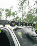 CUBE-Z Series 4 Inch LED Pod Lights Off Road Lights with White DRL & Amber Turn Signal Lights