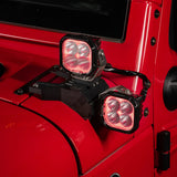 Color Play Series 3 Inch 116W RGB LED Pod Lights Flood Off Road Lights With 8 Backlight Options