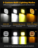 Color Play Series 3 Inch LED Fog Light Kit For Subaru BRZ/Subaru Crosstrek/Subaru Legacy/Subaru WRX