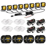 XP-ULTRA Series 3 Inch 80W Spot Beam LED Pods Amber&White Offroad Lights
