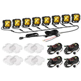 XP-ULTRA Series 3 Inch 80W Spot Beam LED Pods Amber&White Offroad Lights