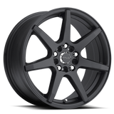 Aluminum Wheels 17x7.5 Evo 131B Satin Black Raceline Wheels