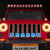 Color Play Series 3 Inch 116W RGB LED Pod Lights Spot Off Road Lights With 8 Backlight Options