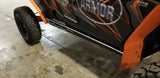 Trail Armor Polaris RZR XP 1000 (including the High Lifter, Trails and Rocks, Sport, Premium, Ultimate Editions), RZR XP Turbo, RZR 1000 XP Turbo S and Turbo S Velocity Full Skids with Slider Nerfs or Nerf for Extreme Kick Out Steel Sliders