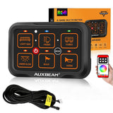 AR Series 6 Gang (AR-600) RGB Switch Panel with APP, Toggle/ Momentary/ Pulsed Mode Supported (One-Side Output))