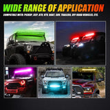 New 42 Inch V-PRO Series Straight RGBW Color Changing Off Road Led Light Bar