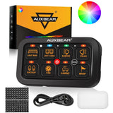 RGB Series 8 Gang (RA80) Switch Panel, Toggle/ Momentary/ Pulsed Mode Supported (One-Sided Outlet)