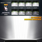 AR-800 RGB Switch Panel with APP+52 Inch 5D-PRO LED Light Bar, Toggle/ Momentary/ Pulsed Mode Supported