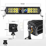 5D-PRO Series LED Light Bar with 5D Projectors for ATV UTV