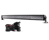 22 Inch-52 Inch 5D Series Straight/Curved Combo Beam Double Row LED Light Bar for 2015 Chevy Silverado 1500 2500 3500