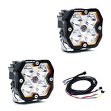 BAJA DESIGNS Squadron 2.0 Sport Black LED Auxiliary Light Pod Pair - Universal