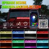 New 22 Inch V-PRO Series Straight RGBW Color Changing Off Road Led Light Bar for ATV UTV SIDE BY SIDES