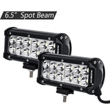 6.5 inch Classic-SM Series Dual Row LED Light Bar 6000K White Spot/Flood