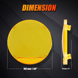 (2pcs/set) 7 Inch 240W Round Offroad LED Driving Lights with DRL+Amber/Black Covers(Optional) for SUV ATV UTV Trucks Pickup Boat