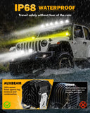 XP-ULTRA Series 4.5 Inch LED Pod Lights Off Road Lights with Amber DRL