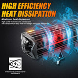 12"/22"/32"/42"/52" 5D-PRO Series LED Light Bar with 5D Projectors for Ford F250 Super Duty