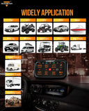 RGB Series 8 Gang (RA80 XL) Switch Panel, Larger Size, Toggle/ Momentary/ Pulsed Mode Supported