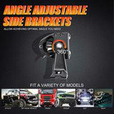 22 Inch-52 Inch 5D Series Straight/Curved Combo Beam Double Row LED Light Bar for Ford Bronco
