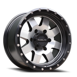 Aluminum Wheels 18x9 Defender 935M Black Machined Face Raceline Wheels