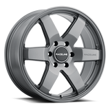 Aluminum Wheels 17x9 Addict 942GS Greystone Gray Raceline Wheels