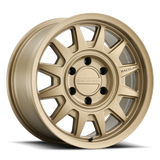 Aluminum Wheels 17x9 Aero HD 952BZ Satin Bronze Gold Raceline Wheels