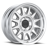Aluminum Wheels 17x9 Aero HD 952MC Silver Machined Raceline Wheels