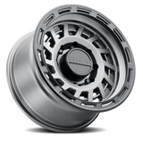 Aluminum Wheels 18x9 Halo 957GB Gunmetal Gray Black Ring Raceline Wheels