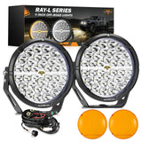 RAY-L Series 7/9 Inch Dual DRL Offroad LED Driving Lights