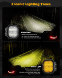 Color Play Series 3 Inch LED Fog Light Kit For Ford Bronco/Ford Mustang/Ford Ranger