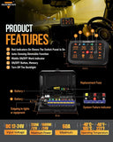 RGB Series 8 Gang (RA80) Switch Panel, Toggle/ Momentary/ Pulsed Mode Supported (One-Sided Outlet)