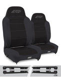 Enduro High Back Reclining Suspension Seats Kit for Jeep Wrangler JK/JKU Pair PRP Seats
