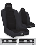 Daily Driver High Back Suspension Seats Kit for Jeep Wrangler JK/JKU Pair PRP Seats