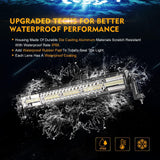 22 Inch 6 Modes White&Amber Off Road Led Light Bar