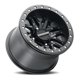 Aluminum Wheels 15x7 Ryno Beadlock UTV A91B Satin Black Machined Face Raceline Wheels