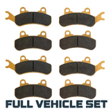 Can-Am Commander/Commander MAX 1000R/700 2021-2026 Front & Rear Ceramic Brake Pad Set