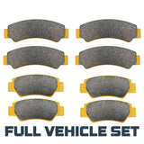 CFMoto ZFORCE 500/800/950/1000 2018-2026 Ceramic Brake Pad Set