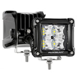 3 Inch Spot/Flood Beam LED Pods Light + Universal LED Working Lights Mounting Brackets