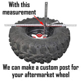 Polaris RZR Turbo R 4 / Pro S 4 Dual Clamp Spare Tire Mount