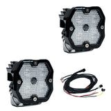 BAJA DESIGNS Squadron 2.0 Sport Black LED Auxiliary Light Pod Pair - Universal