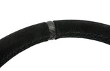 Heated Suede Steering Wheel 13 Inch Diameter Black PRP Seats