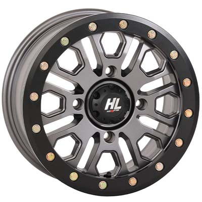 High Lifter 14x7 4/137 5+2 (+38mm) High Lifter HL23 Beadlock Wheel - Gun Metal Grey