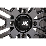 High Lifter 14x7 4/137 5+2 (+38mm) High Lifter HL23 Beadlock Wheel - Gun Metal Grey