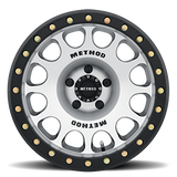 Aluminum Wheels 17x9 Beadlock MR105 Matte Black MB Method