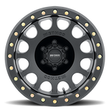 Aluminum Wheels 17x9 Beadlock MR105 Matte Black MB Method
