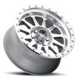 Aluminum Wheels 16x8 Double Standard MR304 Bolt Pattern 6 On 139.7 Offset 0 Lip Size 2.76 Machined SL Clear Coat Method