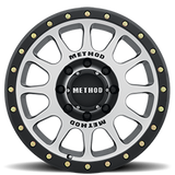 Aluminum Wheels 18x9 NV MR305 Black BM Machined Face-Black Street Loc Method